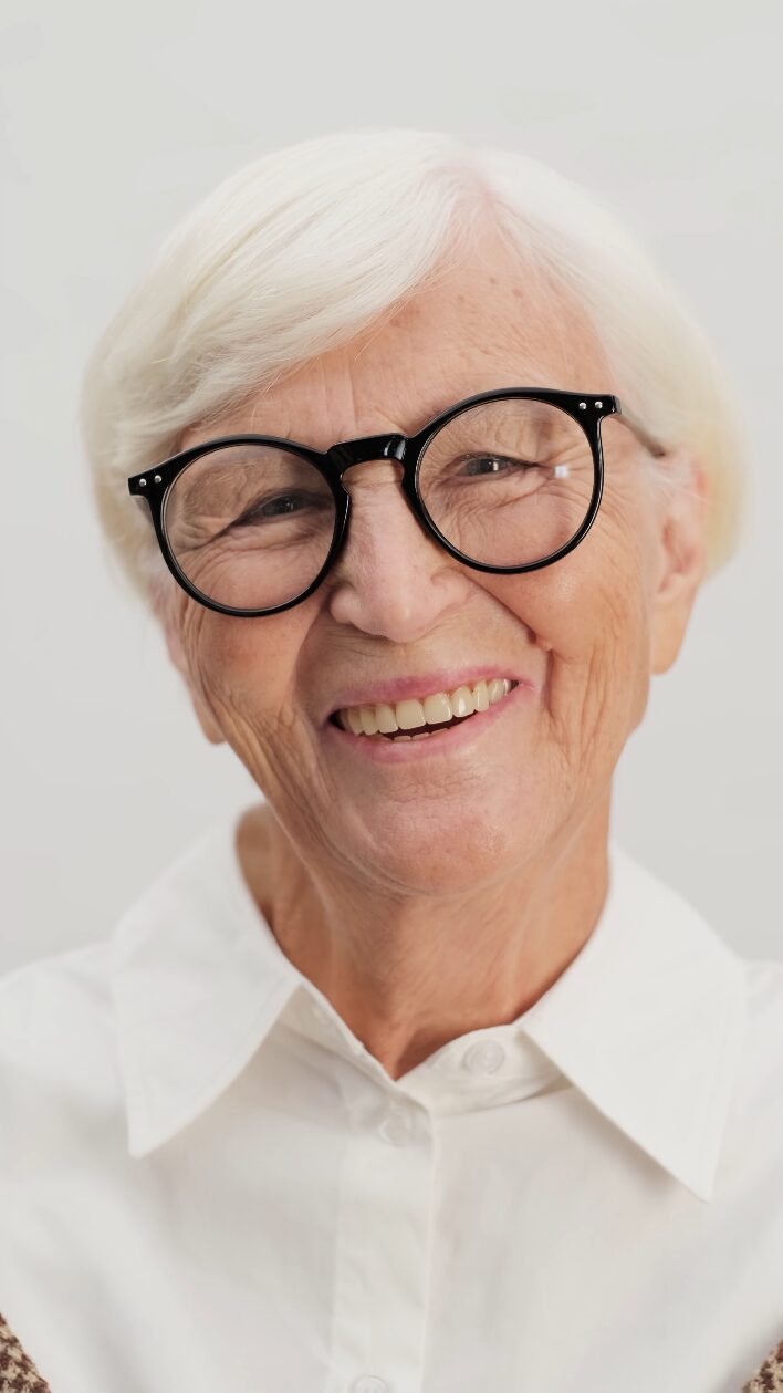 Lachen mit Zahn Prothese